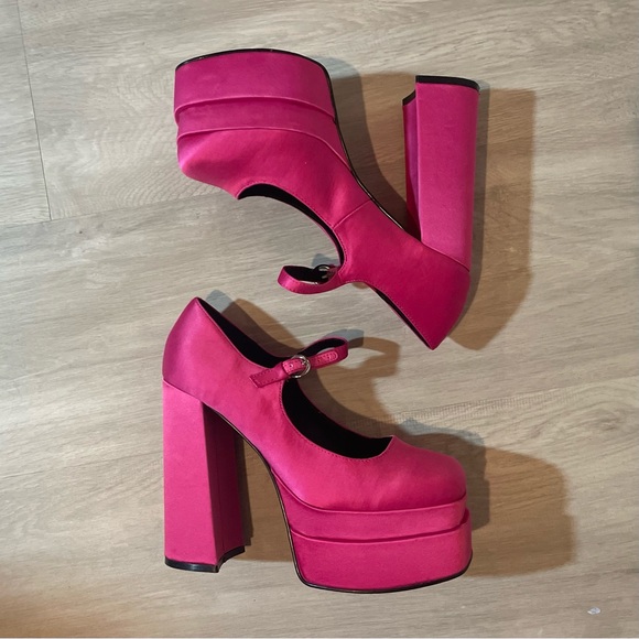 SOLD Call it spring pink platform heels - Picture 8 of 13